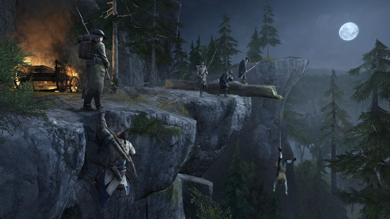 Illustration for article titled Reviewers Love Playing With Animals, Climbing Trees, and Stabbing People In Assassin's Creed III
